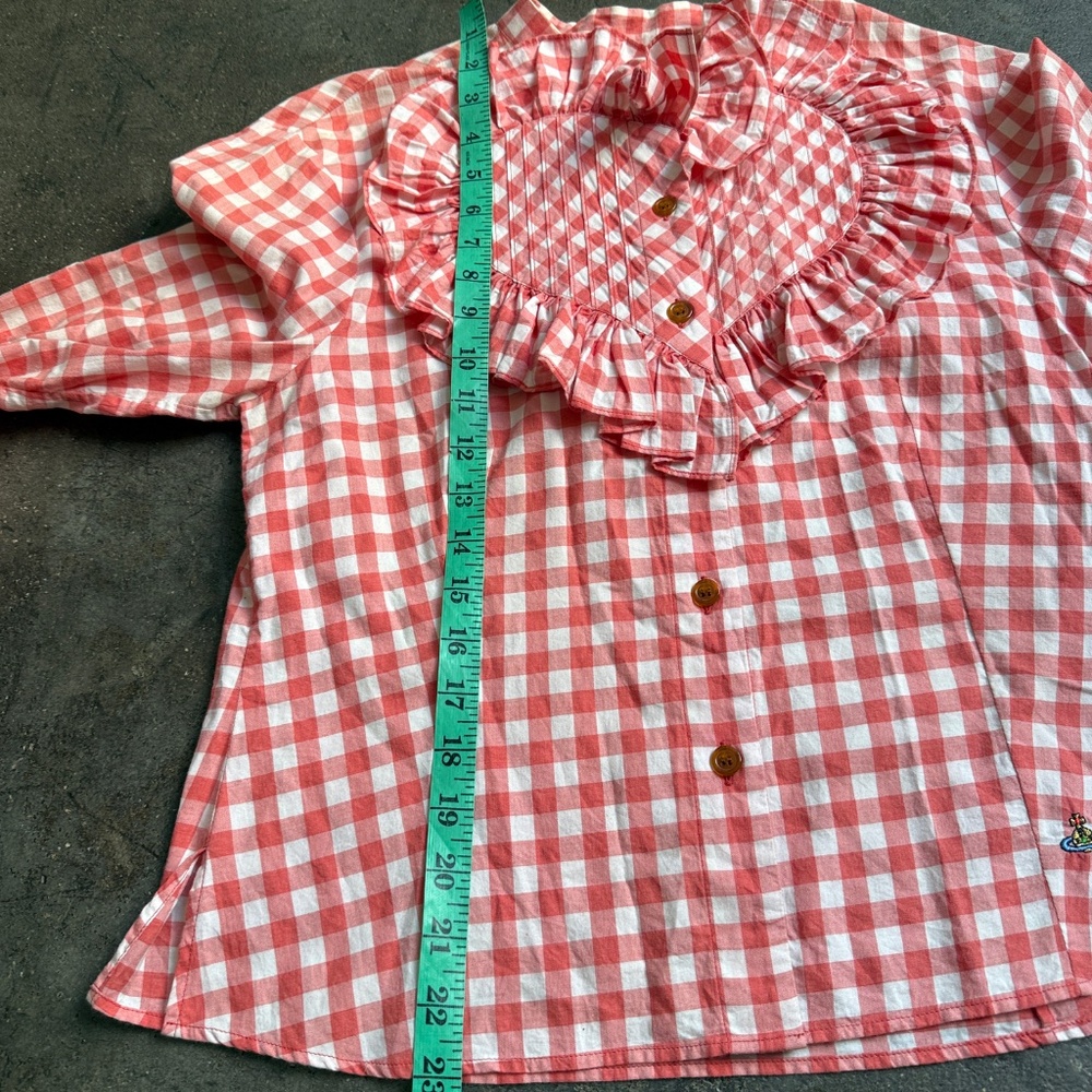 Vivienne Westwood NWT 2014 Red Label HEART light checkered jacket - Picture 8 of 15